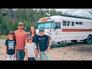 Family's DIY Raised Roof Bus Home - $70k All In