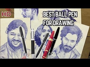 "Top 5 Ball Pens for Amazing Drawings!" Which pen is best for drawing?