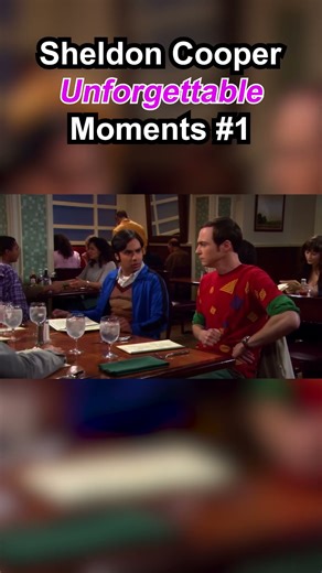 Unforgettable Sheldon Cooper Moments #1 | The Big Bang Theory #sheldoncooper