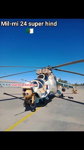Helicopter Military Mil mi-24 🇩🇿 #aviation | Starship Aviation
