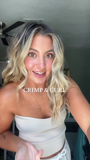 Achieve Beachy Waves with the Crimp & Curl Method