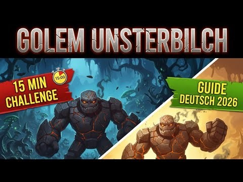 15 Min Golem Challange Trophy Achievement Deutsch - Halls of Torment 2026