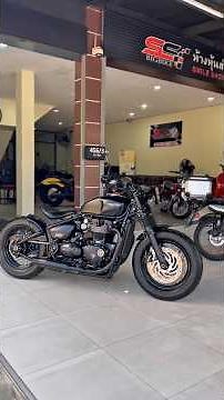 Review of a 2018 Triumph Bonneville Bobber Black: low mileage, new tires, recently serviced, and ...