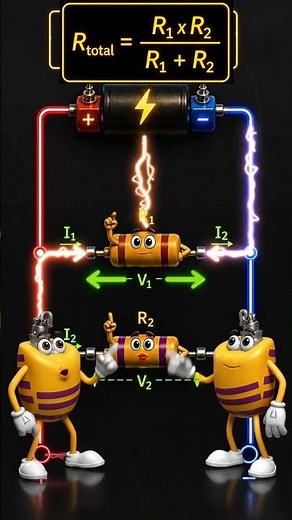 How Voltage and Current Behave in Parallel ⚡