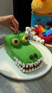 36K views · 137 reactions | Crocodile Cake! For your next kid Birthday party | Chefclub GruB | Facebook