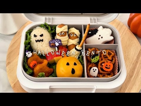 Pack a Halloween Lunchbox with Me!🎃 #bento