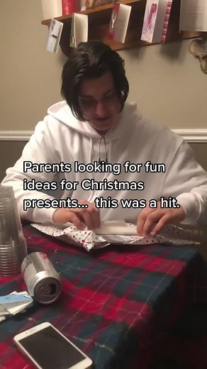 Every year I try to do one “fun” present for my son. It’s become tradition. This was last years. #giftcards #pranked. #christmas