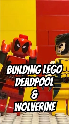 Building LEGO Deadpool & Wolverine‼️ | #deadpool #marvel #shorts