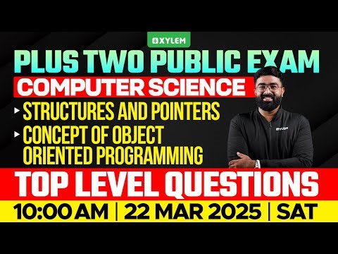 Plus Two Public Exam Computer Science - Top Level Questions