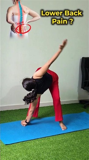 3 Stretches for Lower Back Pain Relief ! #LowerBackPain #BackPainRelief #Stretching #Yoga #shorts
