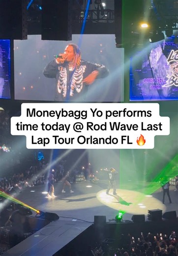 Moneybagg Yo Performs at Rod Wave Last Lap Tour Orlando