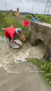 Amazing Fishing with Primitive Tools | Fishing & Village Tradition