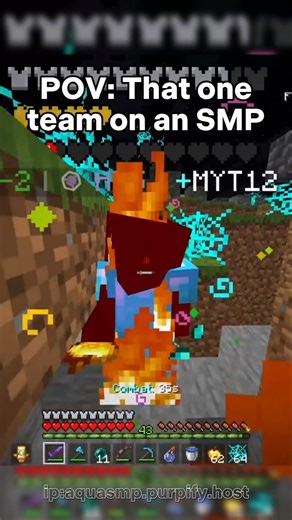 POV: That one team on an SMP... #minecraft #smp #joinsmp #pvp #montage #lunarclient