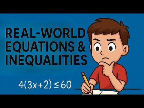 👉Grade 6 Math Real-Life Equations & Inequalities | Week 26 Day 5