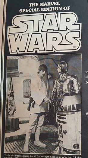 Star Wars · 1977 Collector's Edition · Marvel Special Comic #1 · George Lucas film Adaptation PART 1