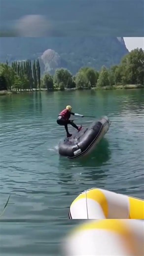 Watch This Pro Right A Capsized Boat Solo ! The Art Of Righting The Boat #boat #boats #boatfishing