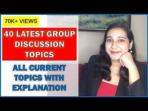 LATEST GD topics for Interview | Current group discussion topics | Current topics for MBA