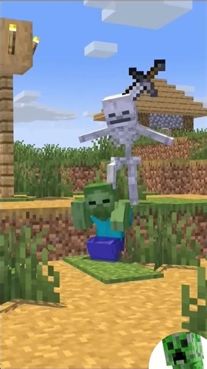 “Rise of the Hero Creeper 💚 | Minecraft Animation #shorts #minecraft