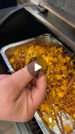 Malcom Reed on Instagram: "You know I love some wings! I saw the Buffalo Wing @cheezits and thought it would be good in Chex Mix. Then I found the Ranch flavored @bugles and before I knew it, I had made “Smoked Buffalo Wing Party Mix” . Buffalo Wing Party Mix Recipe - 12.4 oz box of Cheez-It Buffalo Wing Cheese Crackers - 7.5 oz bag of Ranch Flavored Bugles - 16 oz bag pretzel sticks - 12 oz canister spicy peanuts - 8 oz canister cashew halves - 1 stick melted butter - 1 oz package Ranch Seasoni