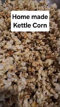 Kettle Corn on the stove