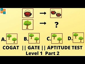 PRACTICE TEST LEVEL 1 PART 2 || COGAT || GATE || JOB APTITUDE TEST