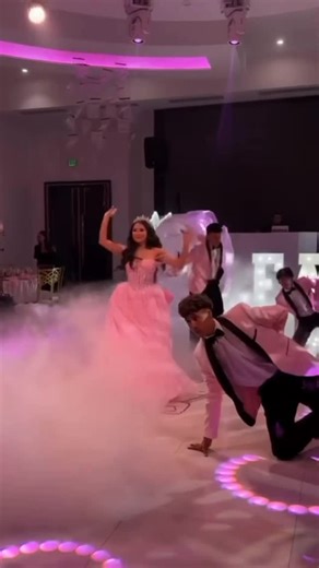 AC 15 Choreography on Instagram: "the show must go on.. crinolina or not 🥲✨ #AC15Choreography #Quinceañera #ACBoyz #Funny"