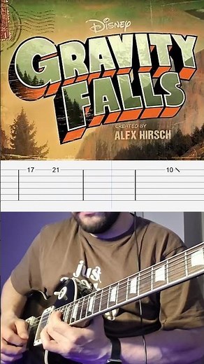Gravity Falls Intro - Guitar Cover With TABS!