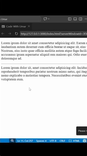 insert horizontal line in html