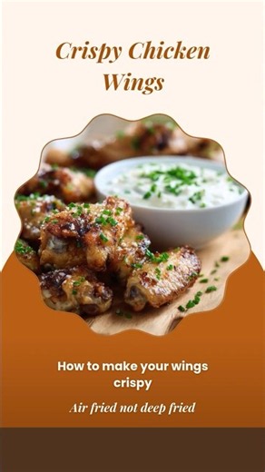 Oven Baked Crispy Chicken Wings