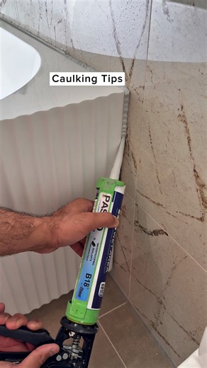 243K views · 999 reactions | Caulking tips, sealing bathtub #caulking #foryouシ #goviral #melbourne #construction #views1m | Caulking Melbourne | Facebook