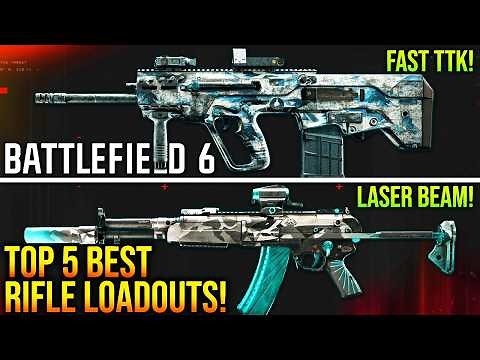 BATTLEFIELD 6: New Top 5 BEST ASSAULT RIFLE LOADOUTS After Update! (BF6 Best Weapons)