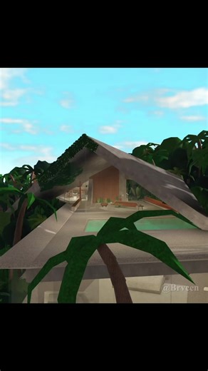 Lakeview Heights Midcentury Modern Home #bloxburg #bloxburgbuild #bloxburghouseidea #trending #fyp