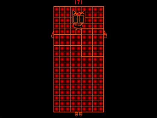 【Scratch编程作品】数字方块恐怖扭曲171-180