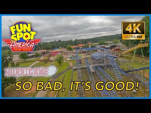 Hurricane - Unhinged Carnival Coaster - 4K POV | Fun Spot Atlanta