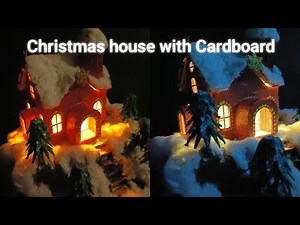 Christmas Crib Making Ideas at Home | Easy Christmas Model & Village Decoration DIY