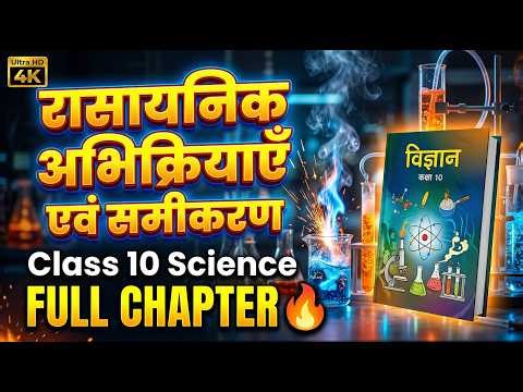 Class 10 Science Chapter 1 | Chemical Reactions and Equations Full Explanation in Hindi 🔥
