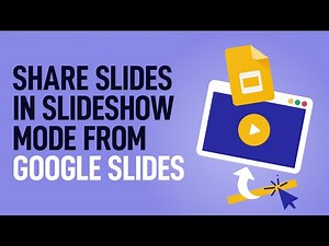 Share presentation in slideshow mode from Google Slides | Get a link for presentation to view online