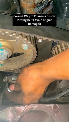 💡Correct Way to Change a Duster Timing Belt (Avoid Engine Damage!)💡#autocar #automobile #cartiming