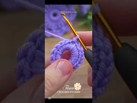Easy chrochet flower || easy to chrochet step by step 🙀🫶🏻🙀