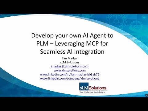 Developing AI Agents for PLM with the MCP Standard | xLM Solutions