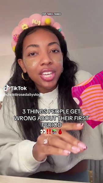Your first period doesn’t have to look like your bestie’s 💕 clearing up 3 myths so you feel more prepared 🫶🏾✨ What period topic should we talk about next? #FirstPeriod #PeriodMyths #PeriodEducation #BigSisterAdvice #GirlTalk @sincerely yours @CharmMe @Saie @cocokind