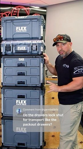 Key Feature on Stack Pack Drawers!