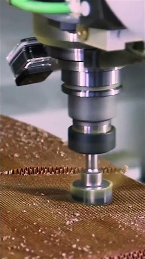 Milling a Honeycomb Structure #cnc #cncmill #machine #trendingskills #viralshorts2025 #cnctools