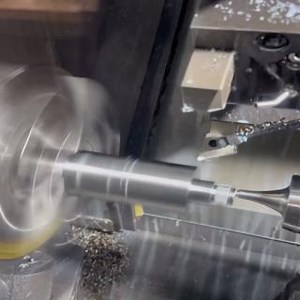 7.8K views · 40 reactions | Haas CNC lathe in action @clearcutmachining "Nice batch of 4140 eccentric turned shafts. Splined ends, keyway and cross drilled grease hole. Easy work for the Haas Y-axis ST-30Y lathe. Custom ground @evolute_endmills from @livetools_ for the splines." #haascnc #machining #cncmachining #precisionmachining | Haas Automation UK | Facebook