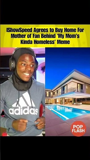 IShowSpeed BUYS A HOUSE For ‘My Mom’s Kinda Homeless’ Fan! #ishowspeed #shorts #viralvideo