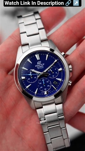 Edifice Casio Standard Chronograph Luxury Men's Watch #luxurywatchesformen #elegantwatches #casio