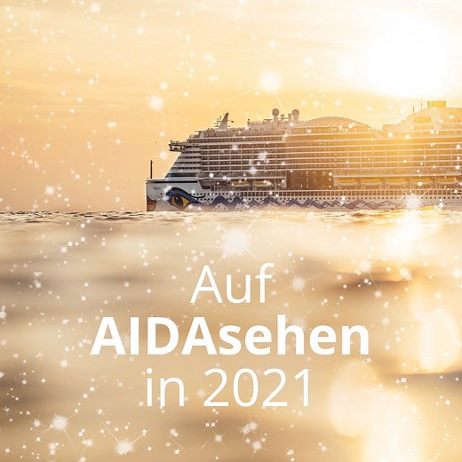 34K views · 2.5K reactions | Wir sagen DANKE an die besten Fans und Gäste der Welt für eure Treue und Unterstützung in diesem herausfordernden Jahr.  Wir blicken zuversichtlich auf das kommende Jahr und können ein AIDAsehen an Bord der Kussmundflotte kaum erwarten.  Wir wünschen euch einen guten Rutsch in das neue Jahr 2021. ✨ | AIDA | Facebook