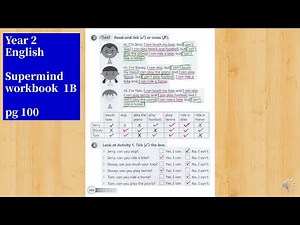Super Minds Workbook 1B｜Year 2｜English｜pg100｜Unit 8 The robot｜(Super Minds 1)