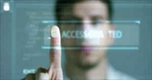 Slow Motion Of Scan Fingerprint Biometric Stock Footage SBV-310934179 - Storyblocks