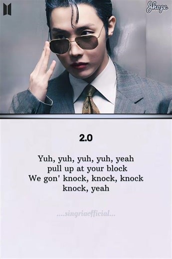 🩶방탄소년단 2.0 song Lyrics [Pre-Chorus:jhope🐿]May.26🩶